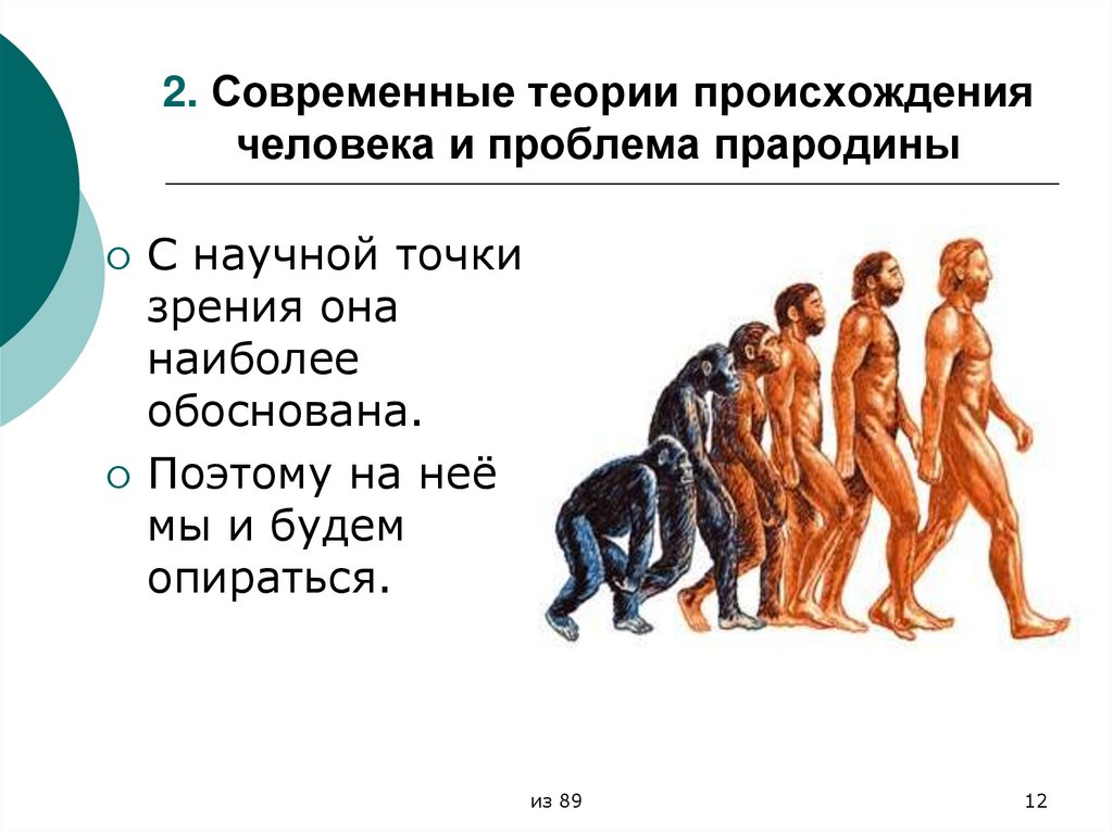 2. Современные теории происхождения человека и проблема прародины