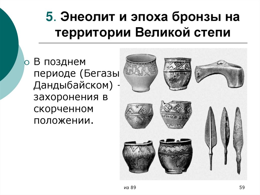 5. Энеолит и эпоха бронзы на территории Великой степи
