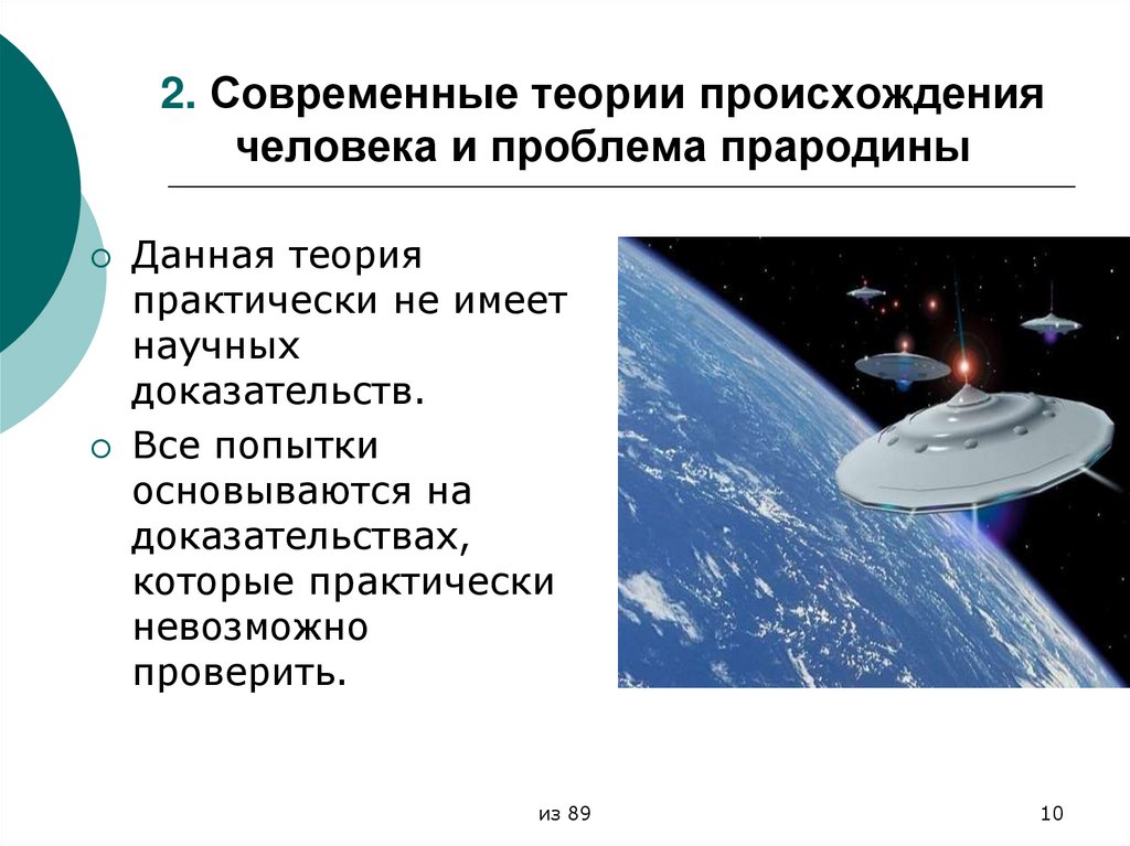 2. Современные теории происхождения человека и проблема прародины