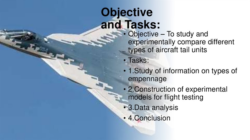Objective and Tasks: