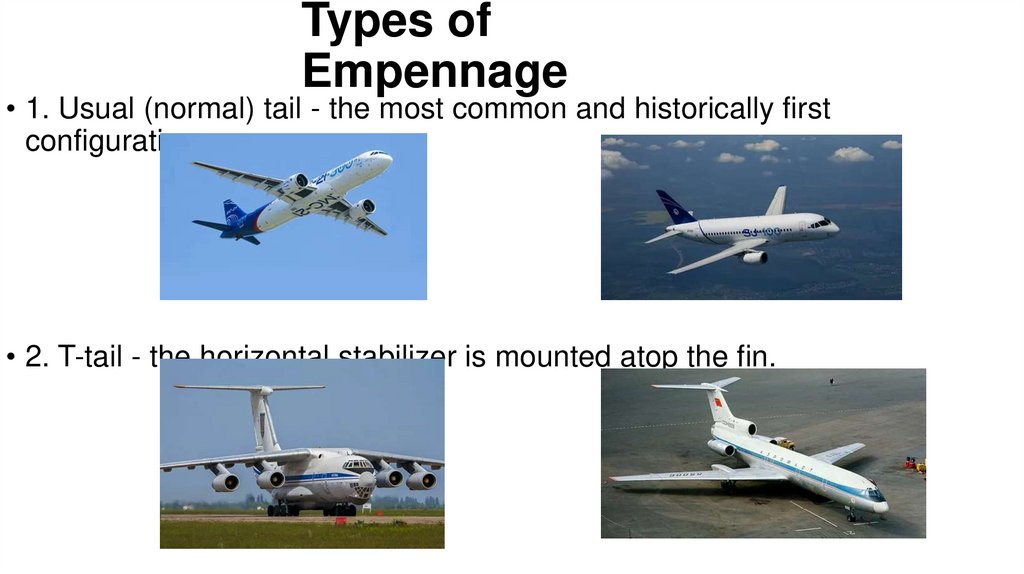 Types of Empennage