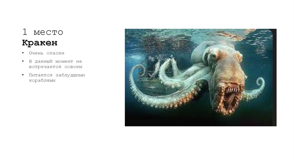 1 место Кракен