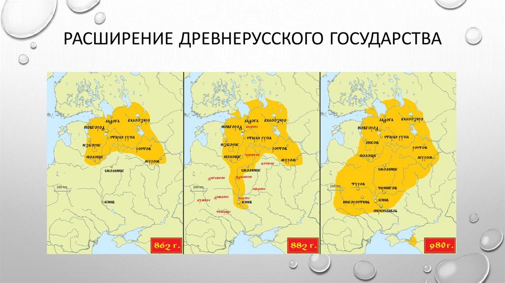 Расширение Древнерусского государства