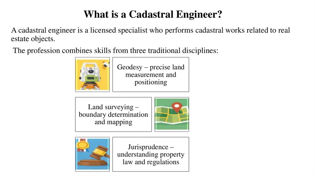 What is a Cadastral Engineer?