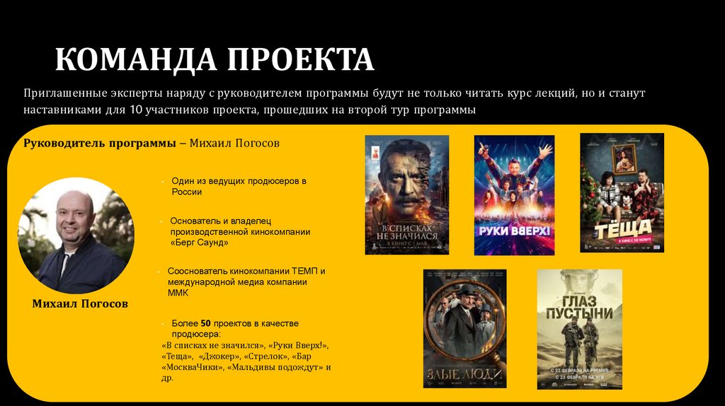 КОМАНДА ПРОЕКТА