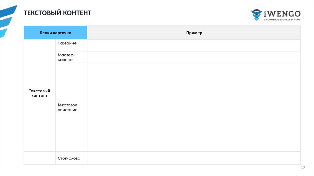 ТЕКСТОВЫЙ КОНТЕНТ