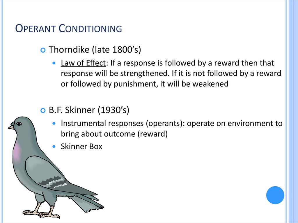 Operant Conditioning