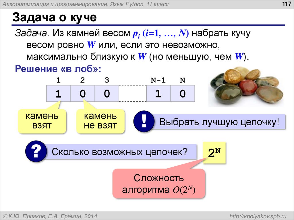 Задача о куче