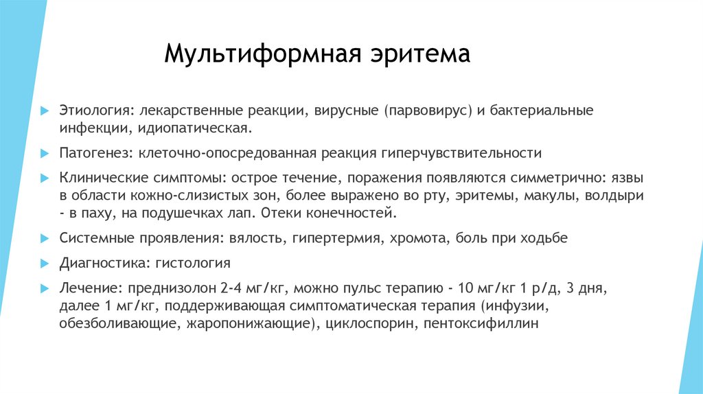 Мультиформная эритема