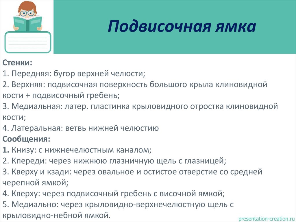 Подвисочная ямка