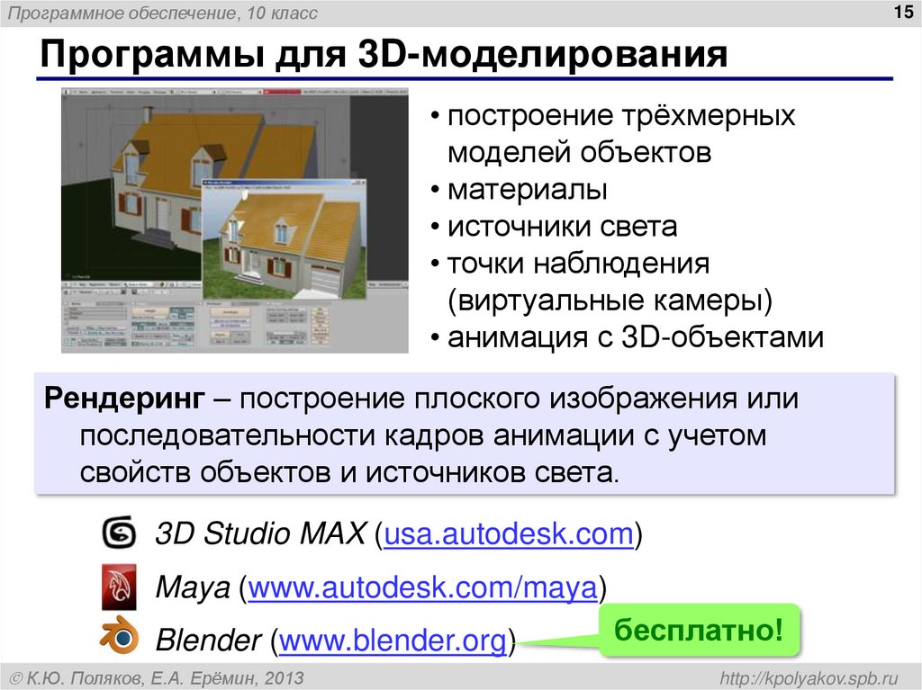 Программы для 3D-моделирования