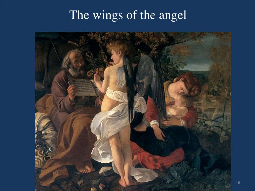 The wings of the angel
