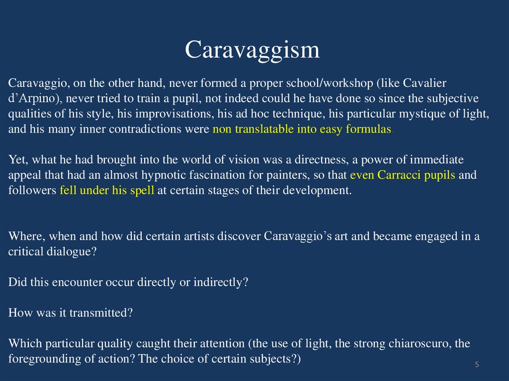 Caravaggism