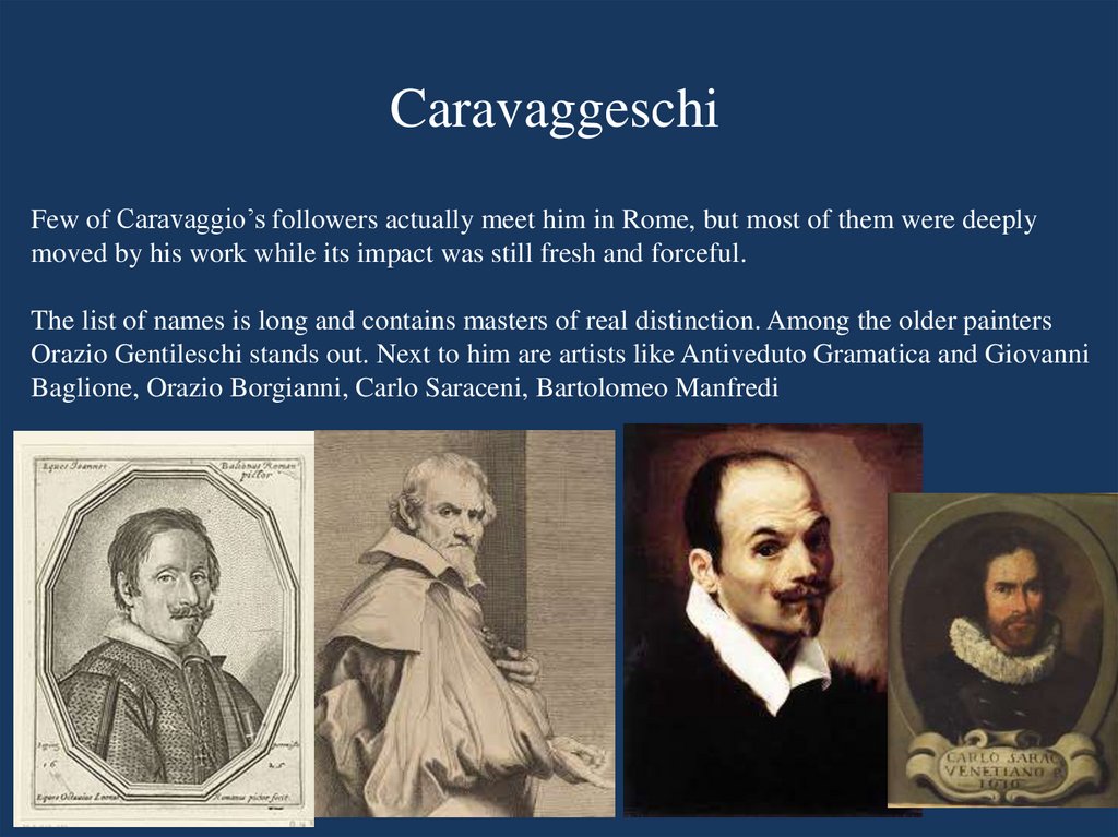 Caravaggeschi