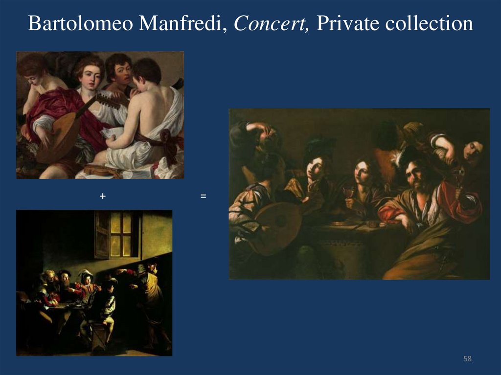 Bartolomeo Manfredi, Concert, Private collection