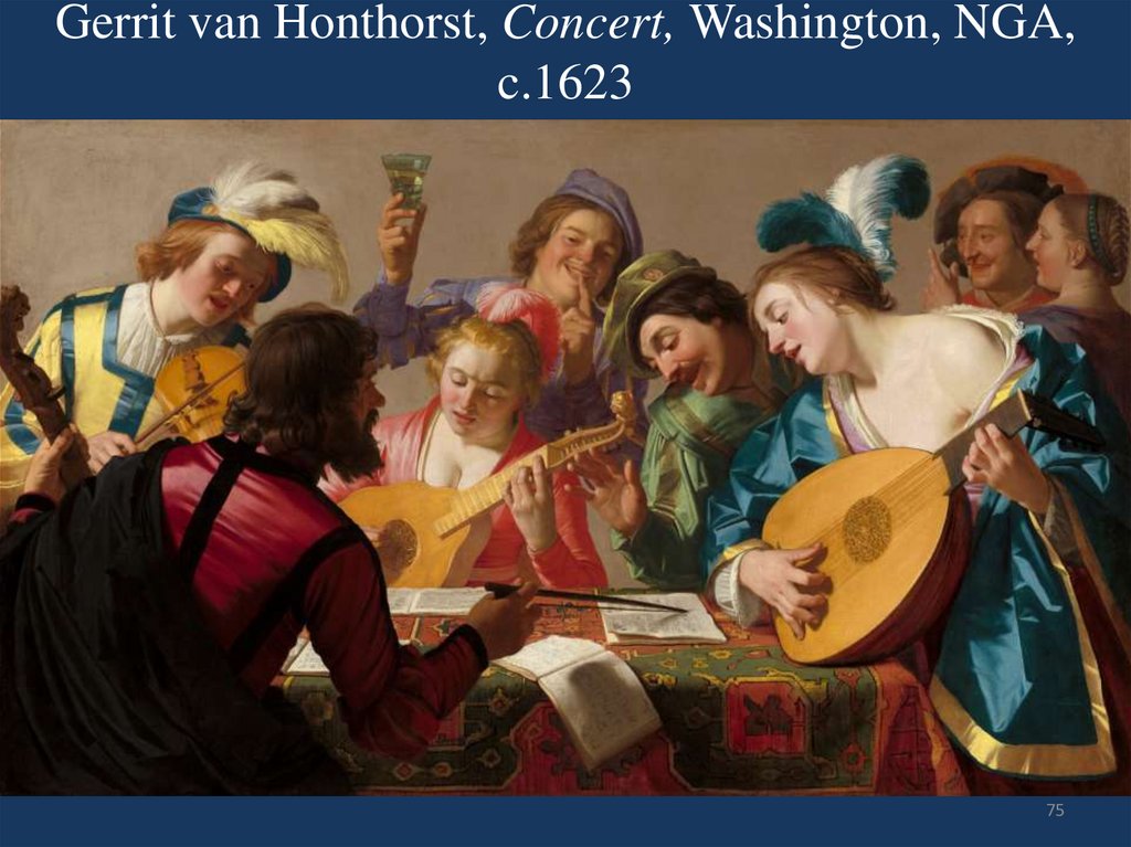 Gerrit van Honthorst, Concert, Washington, NGA, c.1623