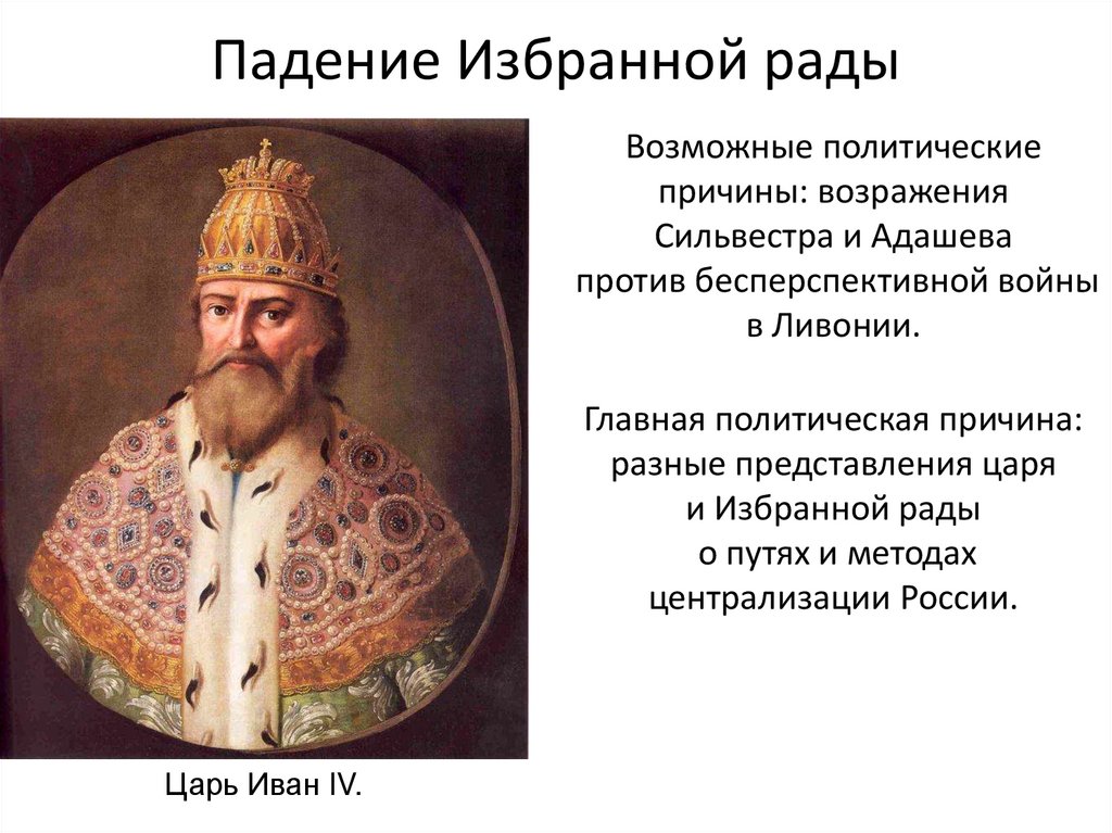 Падение Избранной рады