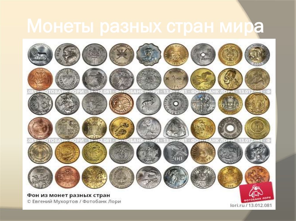 Монеты разных стран мира