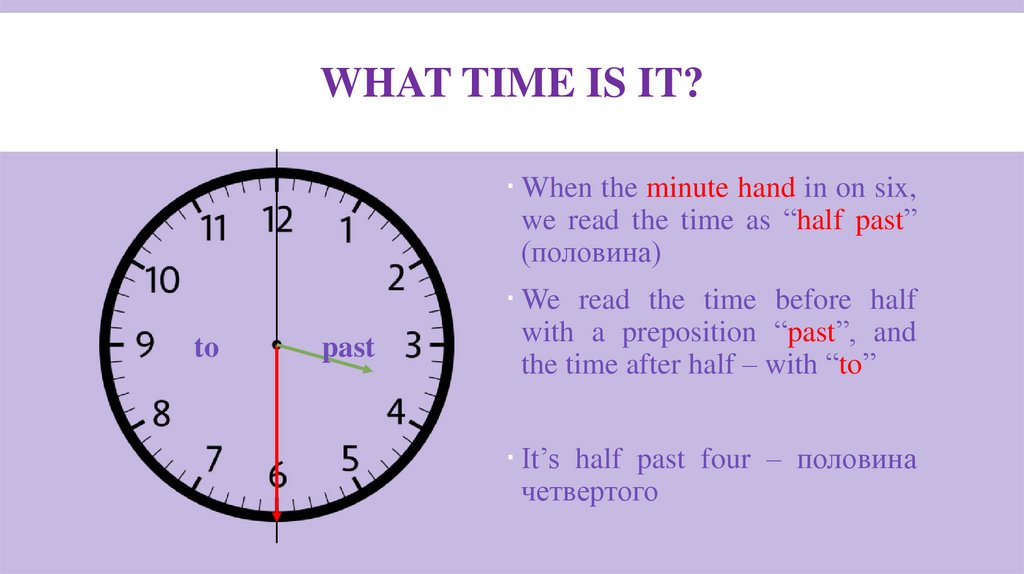 What time is it?