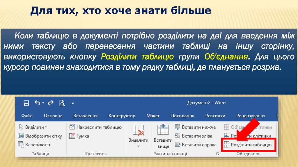 Для тих, хто хоче знати більше