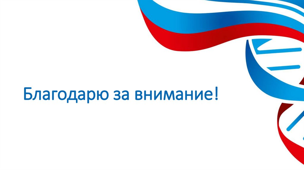 Благодарю за внимание!