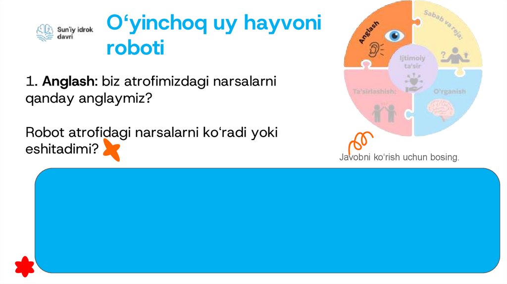 Oʻyinchoq uy hayvoni roboti