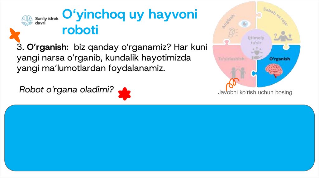 Oʻyinchoq uy hayvoni roboti