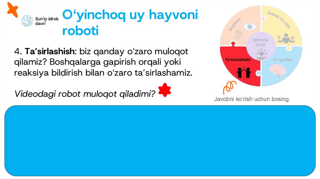Oʻyinchoq uy hayvoni roboti