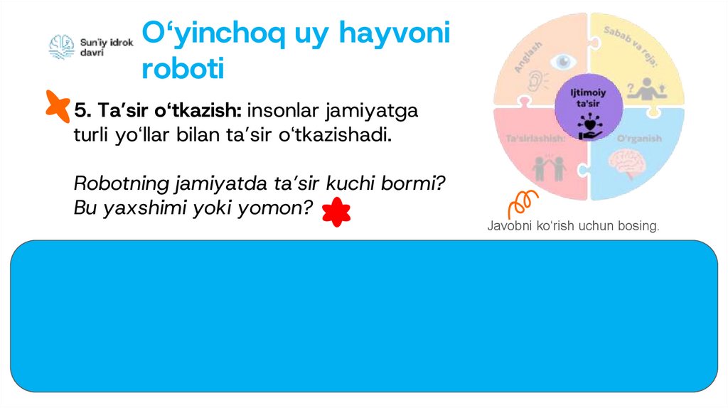 Oʻyinchoq uy hayvoni roboti