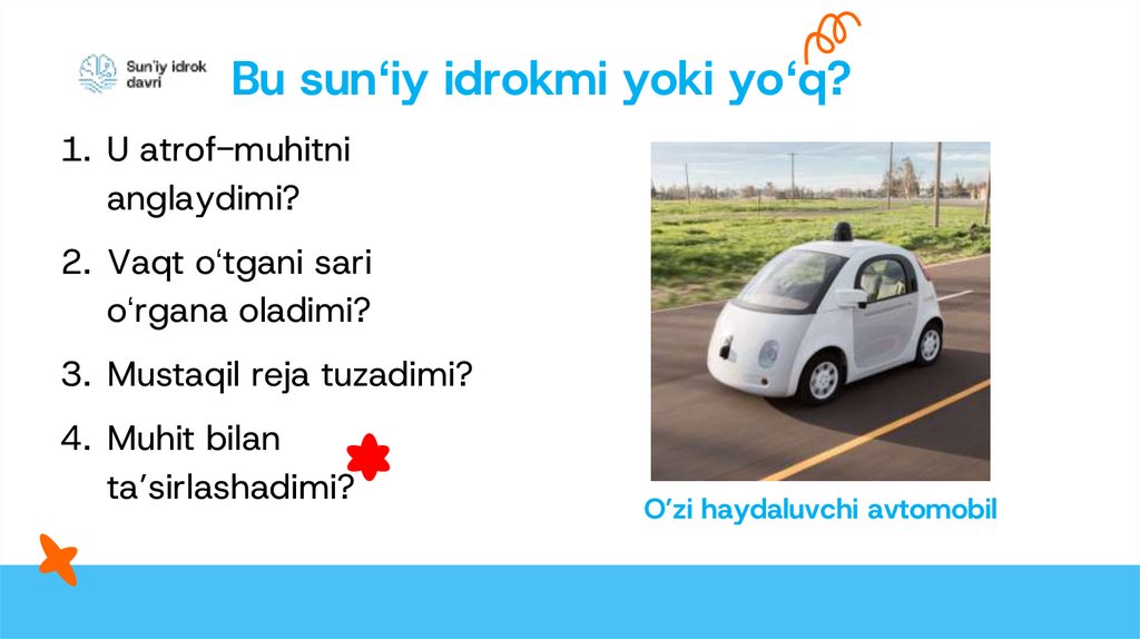 Bu sunʻiy idrokmi yoki yoʻq?