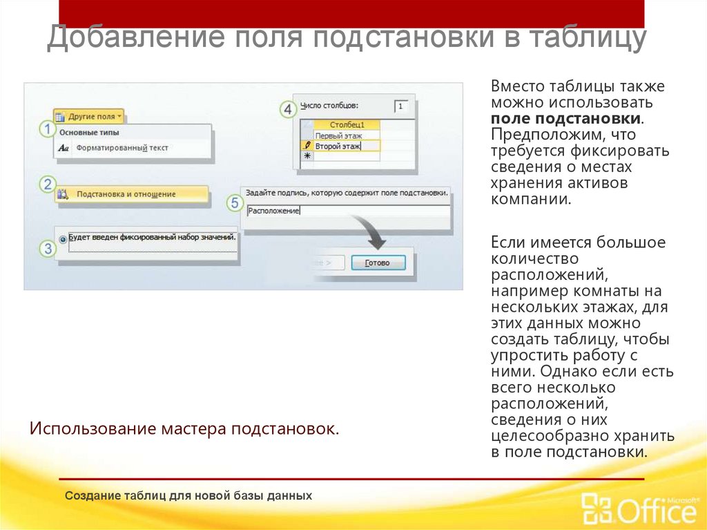 Добавление и сохранение данных