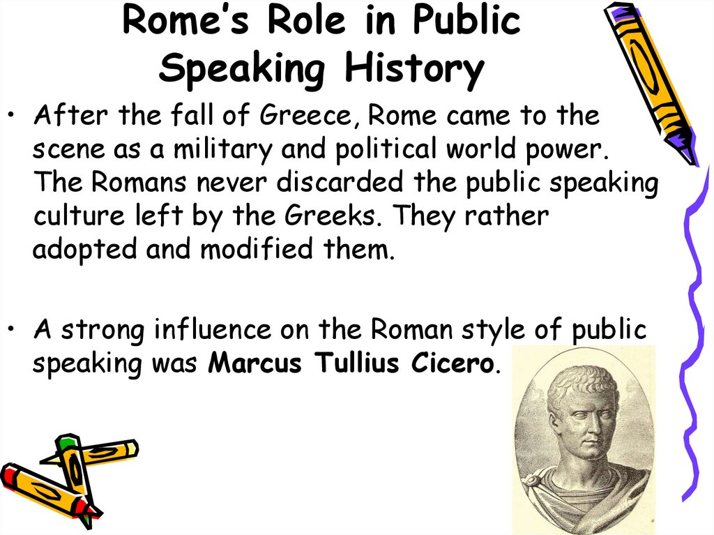 Rome’s Role in Public Speaking History