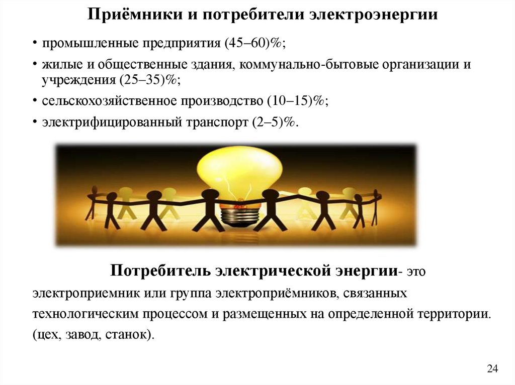Приёмники и потребители электроэнергии