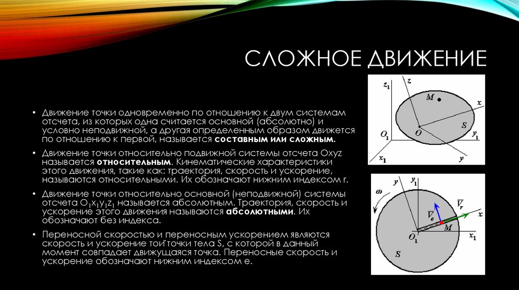 Сложное движение