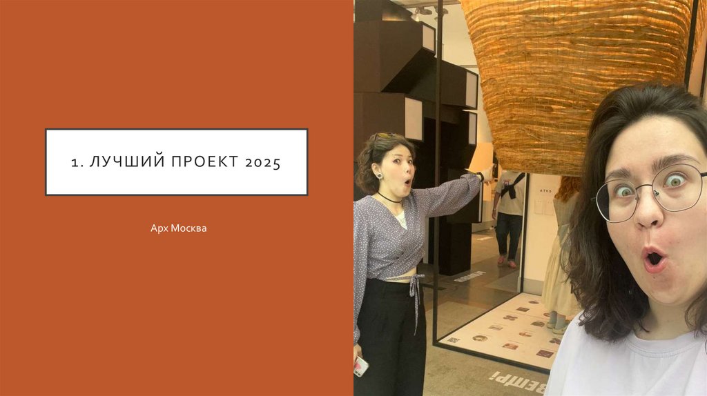 1. Лучший проект 2025