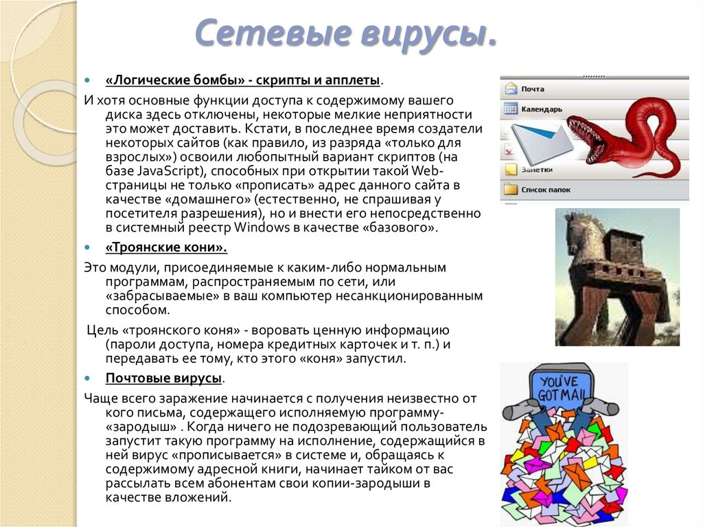 Сетевые вирусы.