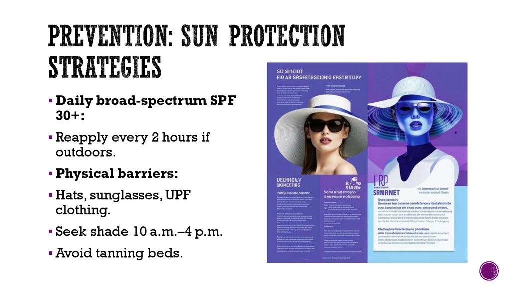 Prevention: Sun Protection Strategies