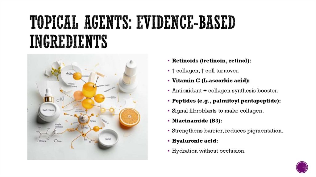 Topical Agents: Evidence‑Based Ingredients