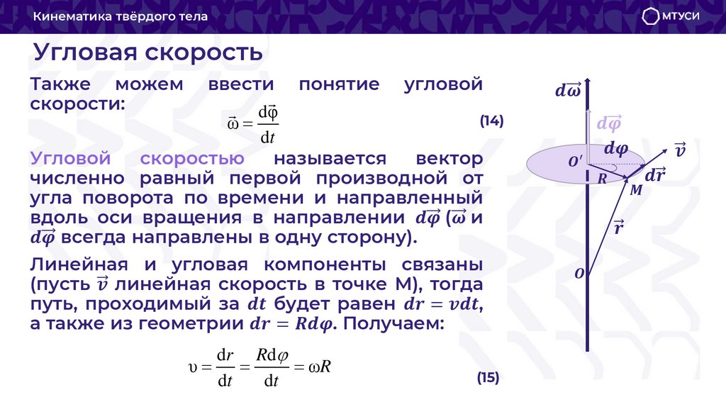 Угловая скорость