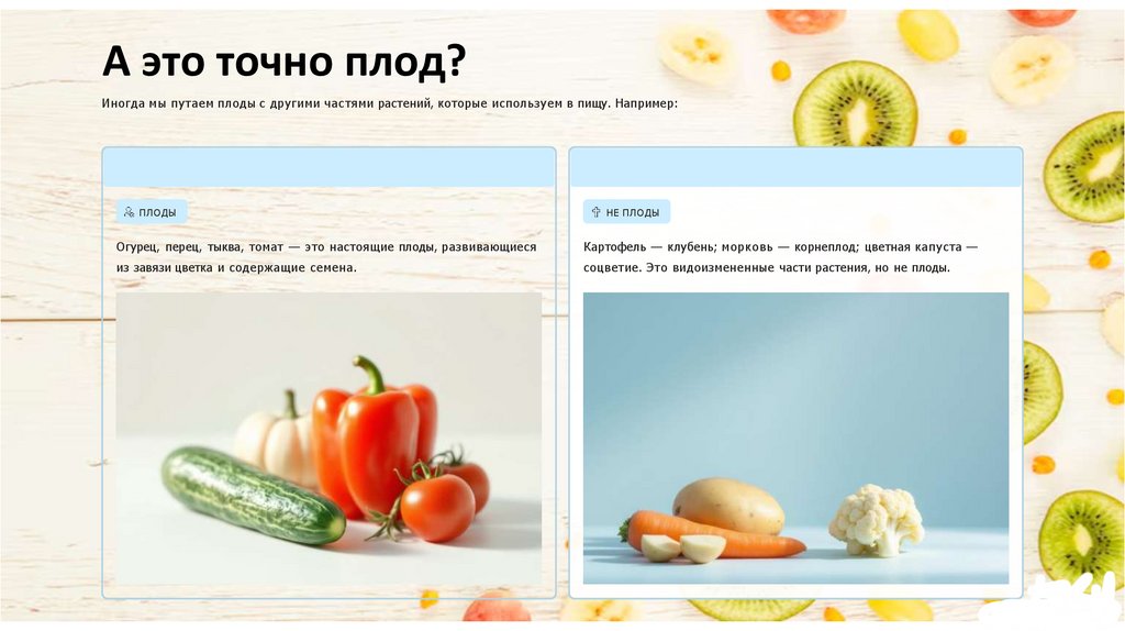 А это точно плод?