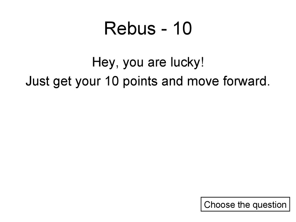 Rebus - 10