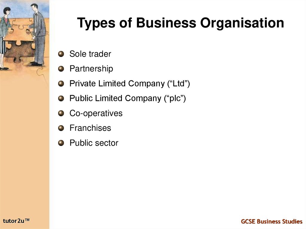 Types of Business Organisation