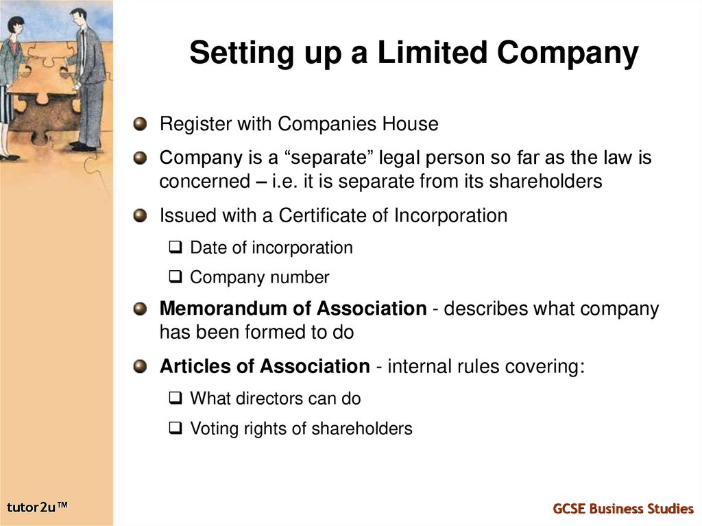Setting up a Limited Company