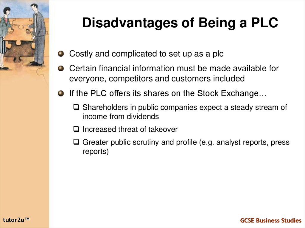 Disadvantages of Being a PLC