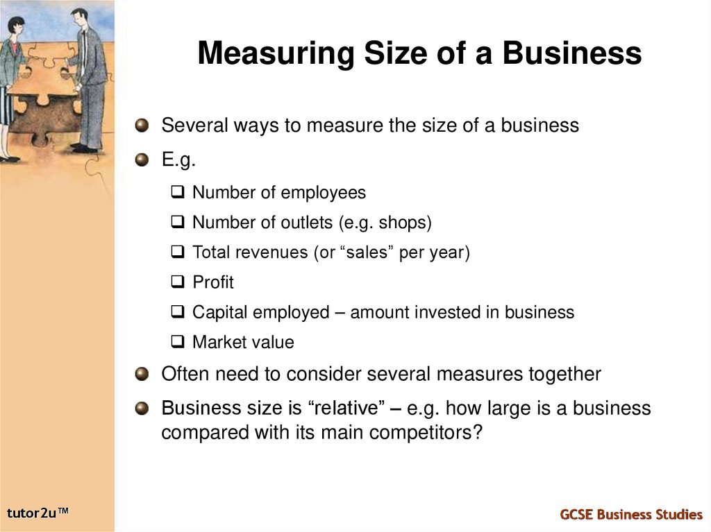 Measuring Size of a Business