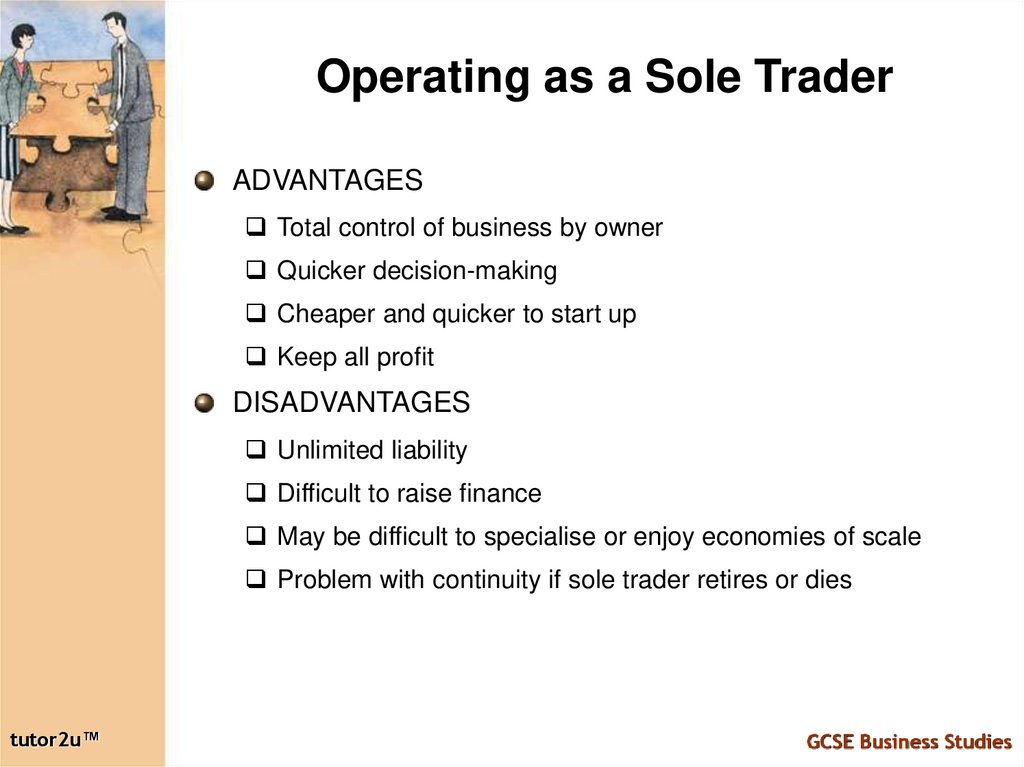 Operating as a Sole Trader