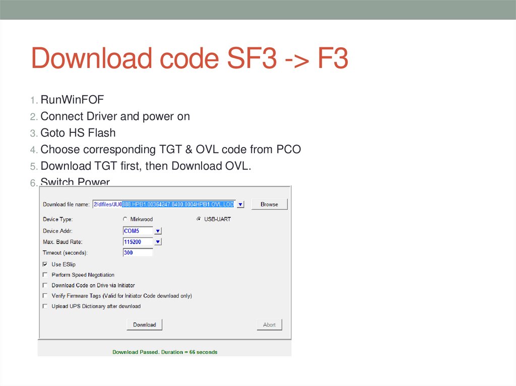 Download code SF3 -> F3
