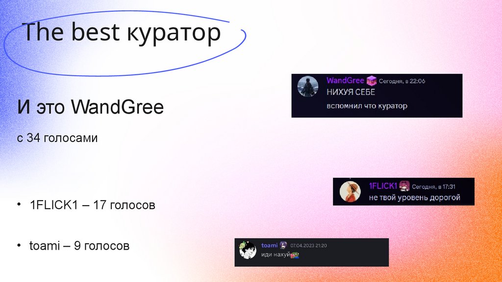 The best куратор