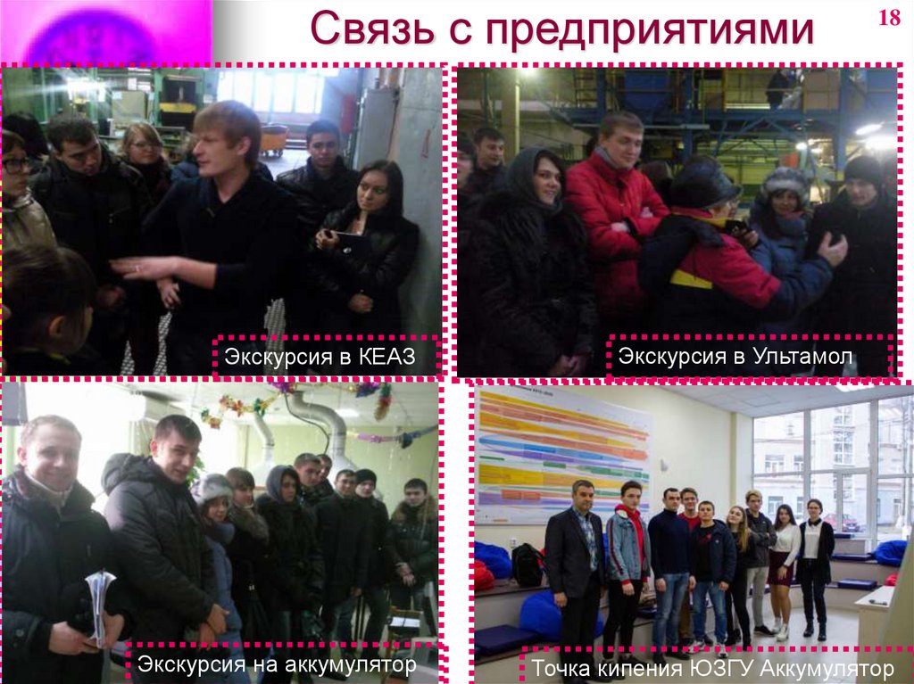 Связь с предприятиями