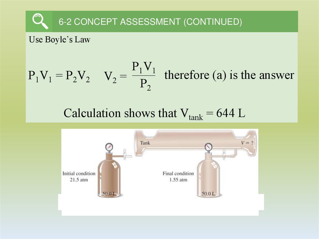 6-2 CONCEPT ASSESSMENT (CONTINUED)